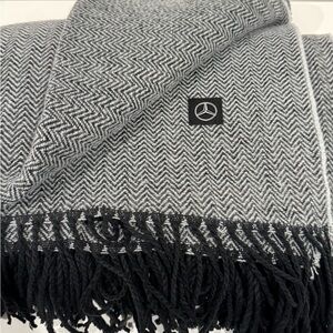 Mercedes Benz throw blanket, key chain and pen bundle (BN)